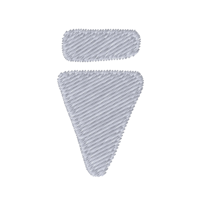 V Logo Subtle White Regular T-Shirt