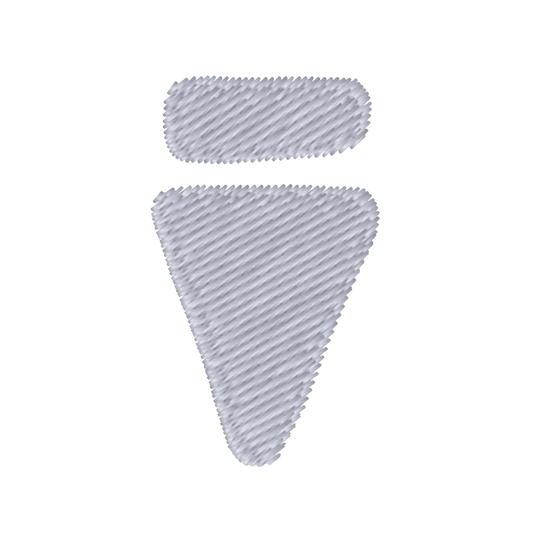 V Logo Subtle White Regular T-Shirt