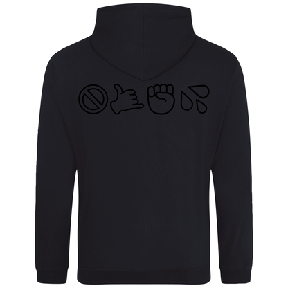 No Phone W**kers Millennial Emoji Hooded Sweat