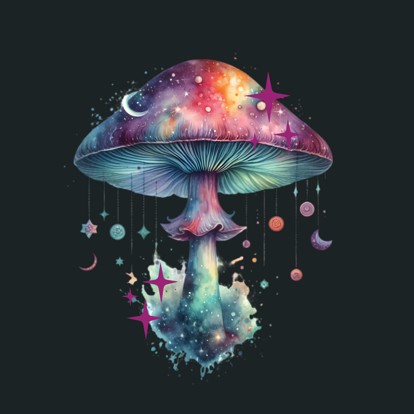 Magic Mushroom Planets T-Shirt