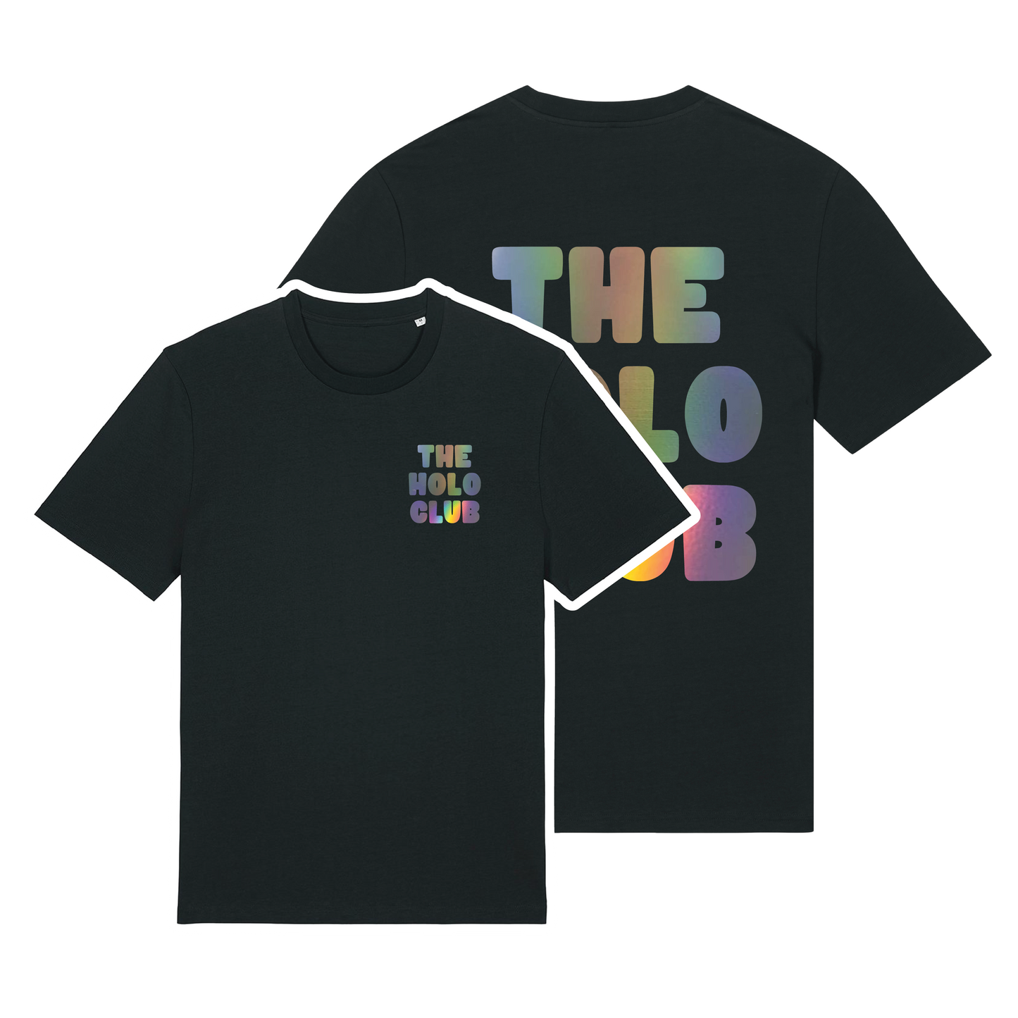 The Holo Club Logo Prism Holographic T-Shirt
