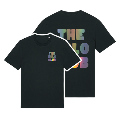 The Holo Club Logo Prism Holographic T-Shirt
