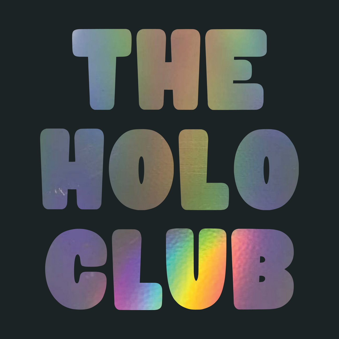 The Holo Club Logo Prism Holographic T-Shirt