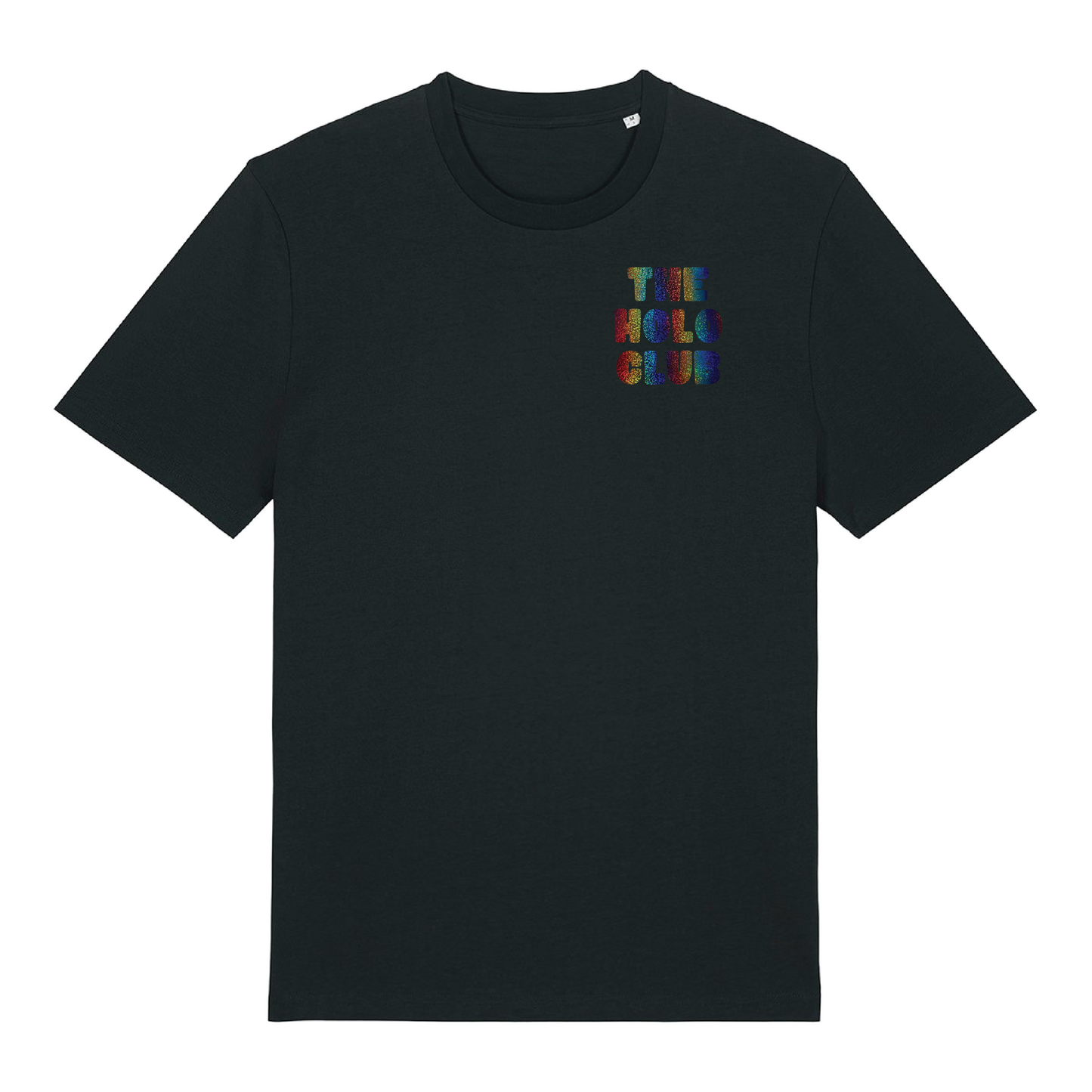 The Holo Club Logo Rainbow Confetti Holographic T-Shirt