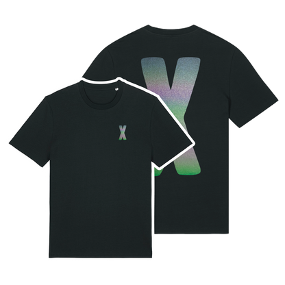 X Logo Black (Rainbow Reflective) T-Shirt