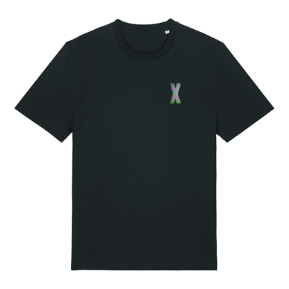 X Logo Black (Rainbow Reflective) T-Shirt