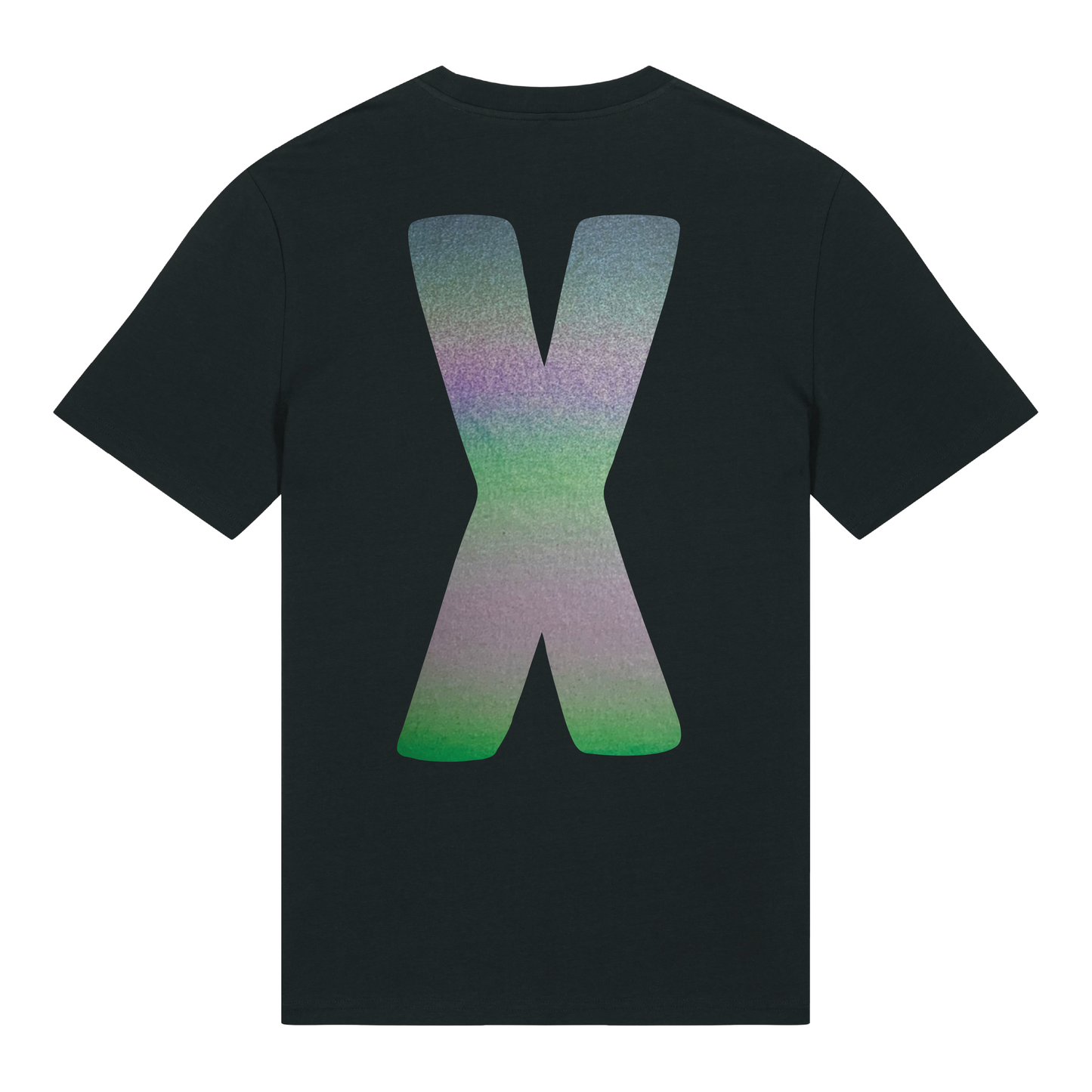X Logo Black (Rainbow Reflective) T-Shirt