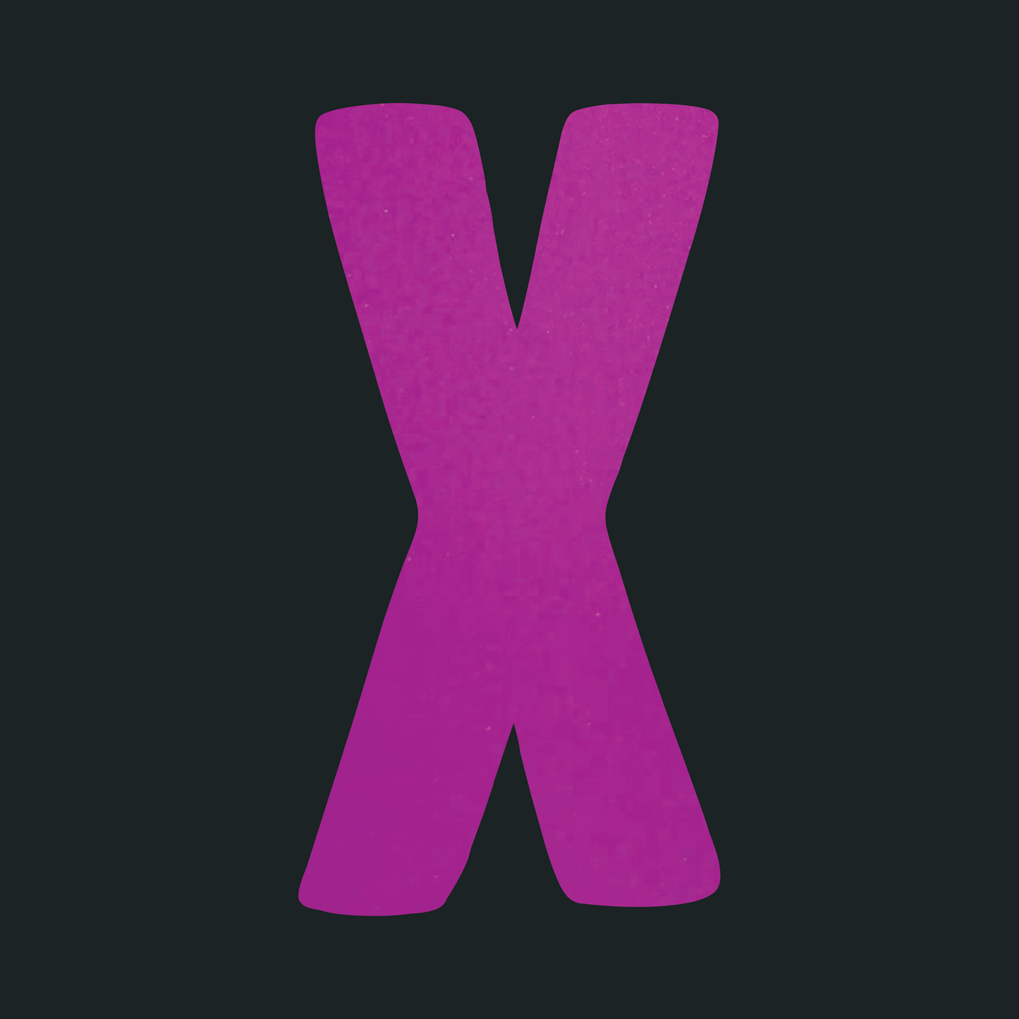 X Logo Magenta (Reflective) T-Shirt