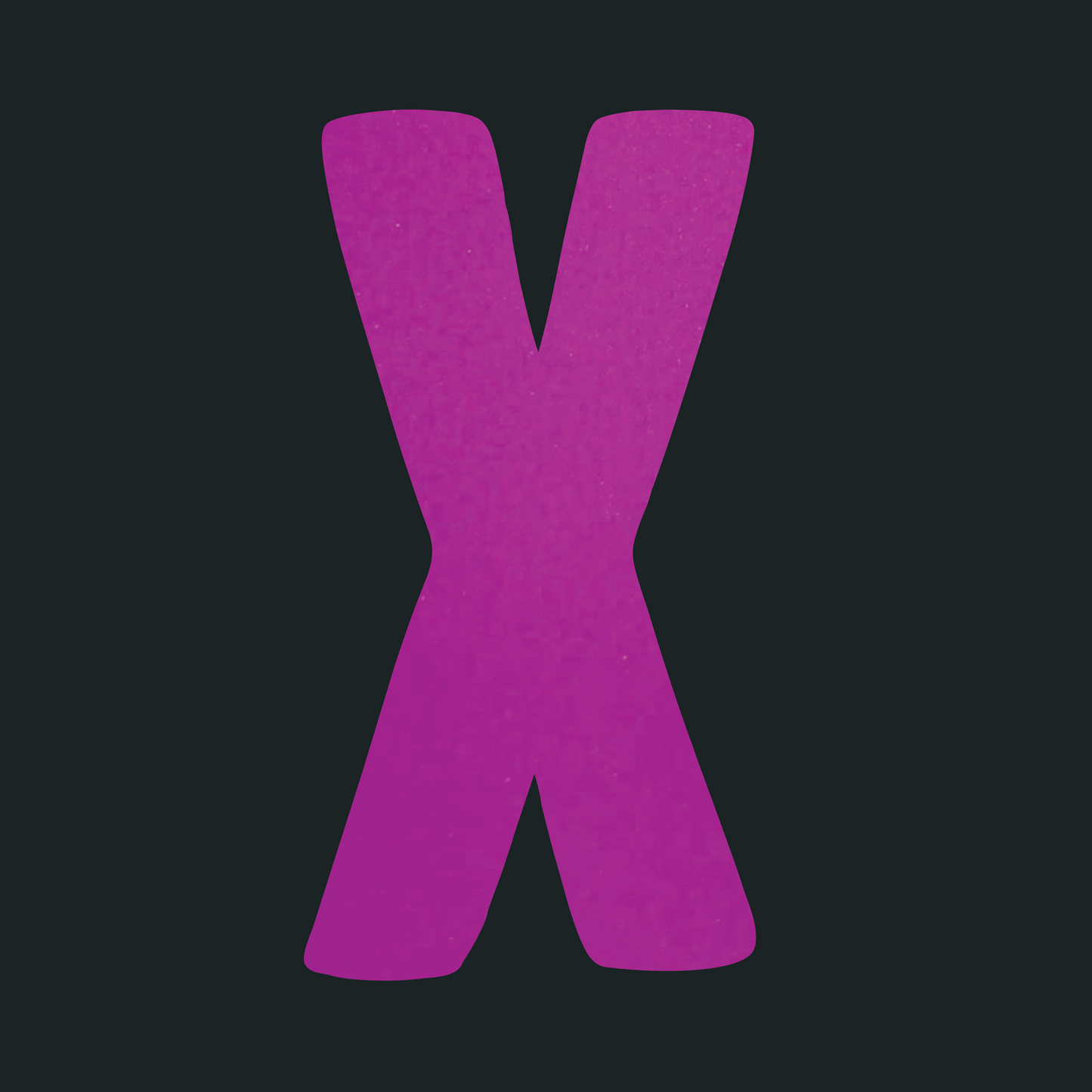 X Logo Magenta (Reflective) T-Shirt