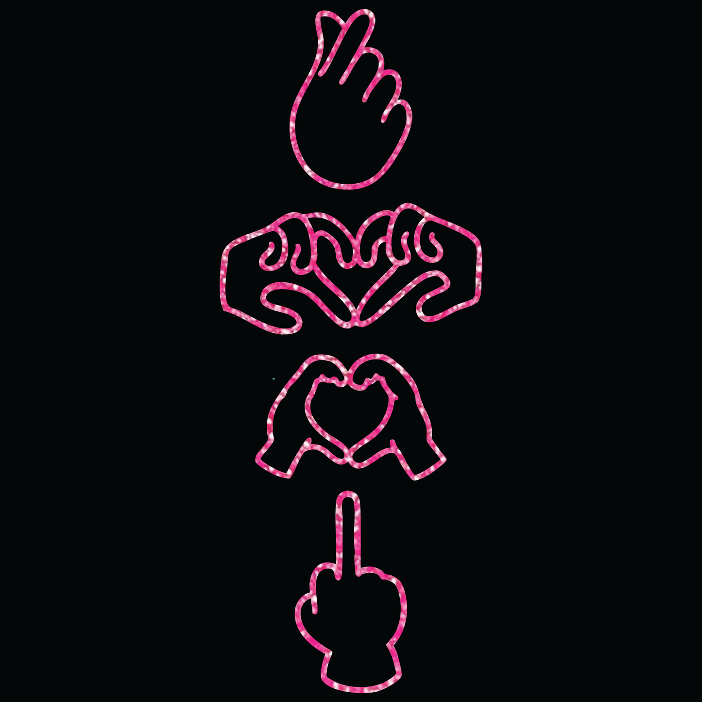 Generational Love Middle Finger T-Shirt