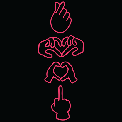 Generational Love Middle Finger T-Shirt