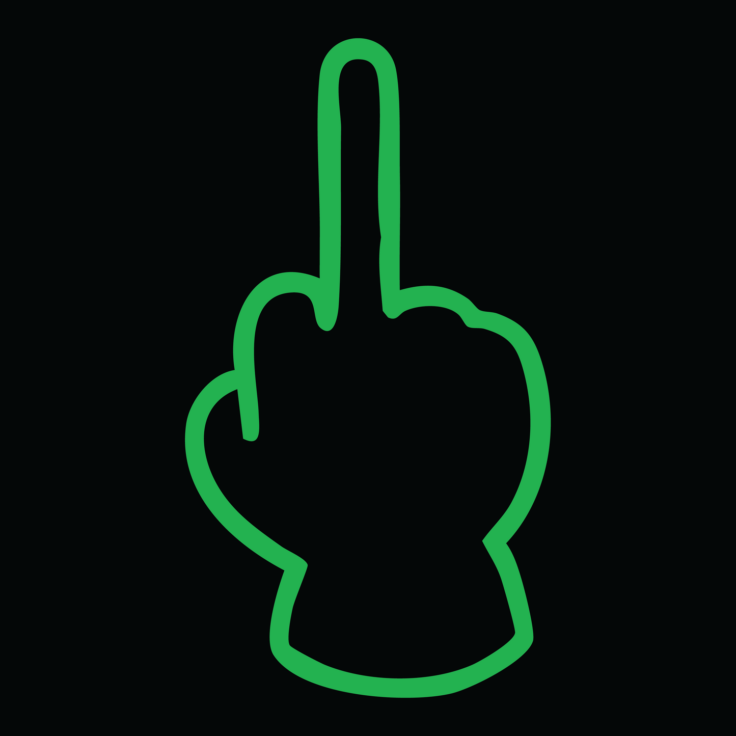 Generational Love Middle Finger T-Shirt