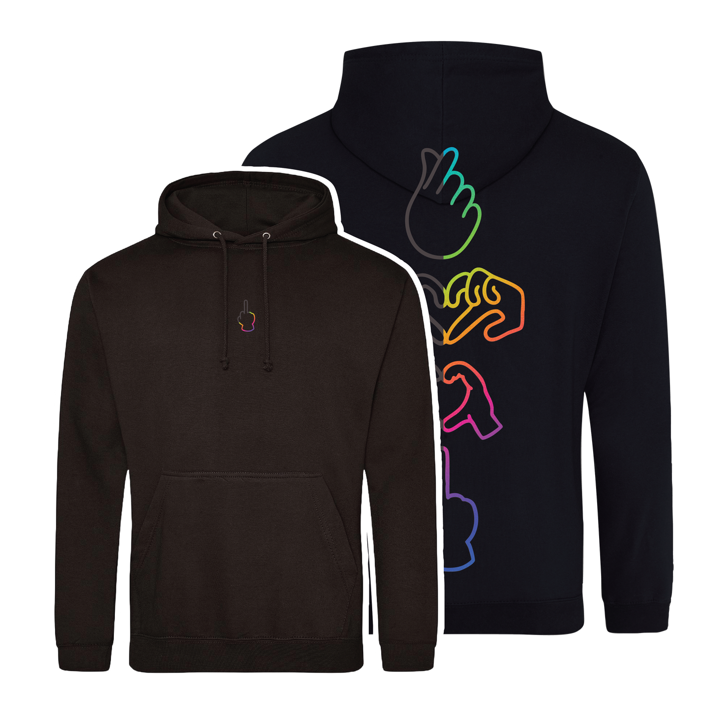 Generational Love Middle Finger Hooded Sweat