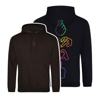 Generational Love Middle Finger Hooded Sweat